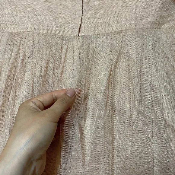 Jenny Yoo Dress Pink Peach Orange Annabelle Convertible Bridesmaid Dress Size 12 - Picture 16 of 16